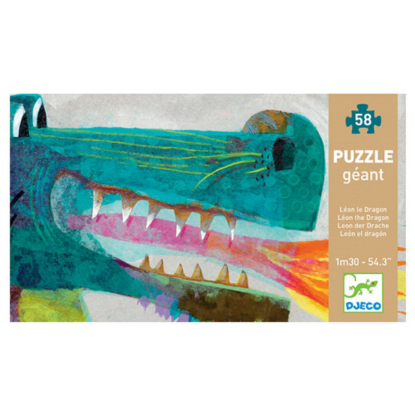 Djeco Παζλ Γίγας Ο δράκος 58 τεμ