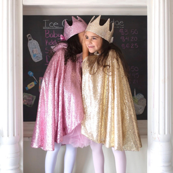 Great Pretenders Κάπα με Παγιέτα Ροζ 3-6 ετών