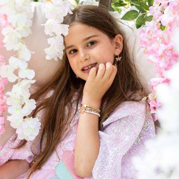 Great Pretenders Κάπα με Παγιέτα Ροζ και Εφέ Κίνησης 3-6 ετών