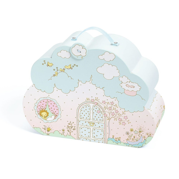 Djeco κουκλόσπιτο Tinyly σε βαλιτσάκι "Σύννεφο"