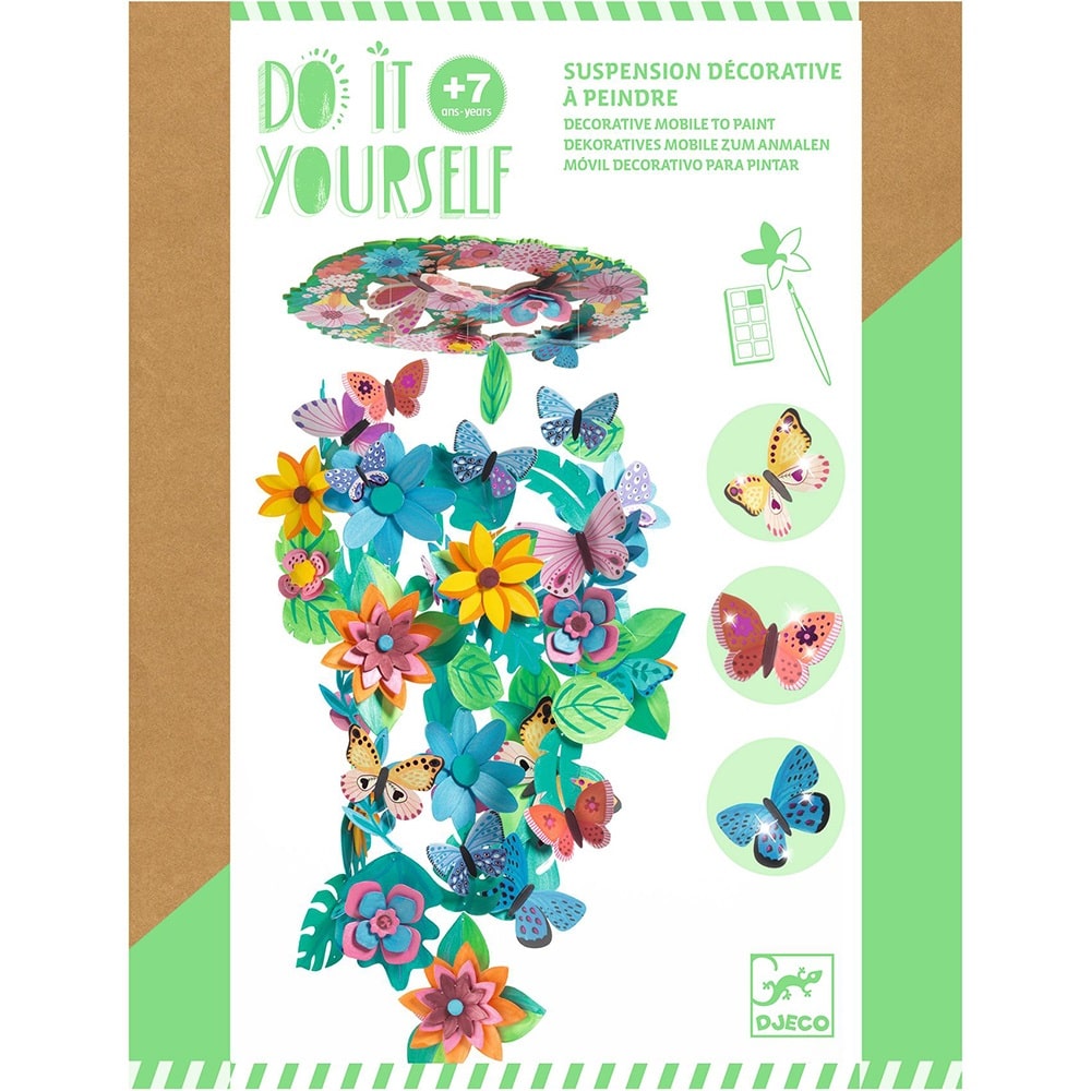 Djeco DIY Φτιάχνω & Xρωματίζω Mόμπιλε Άνοιξη