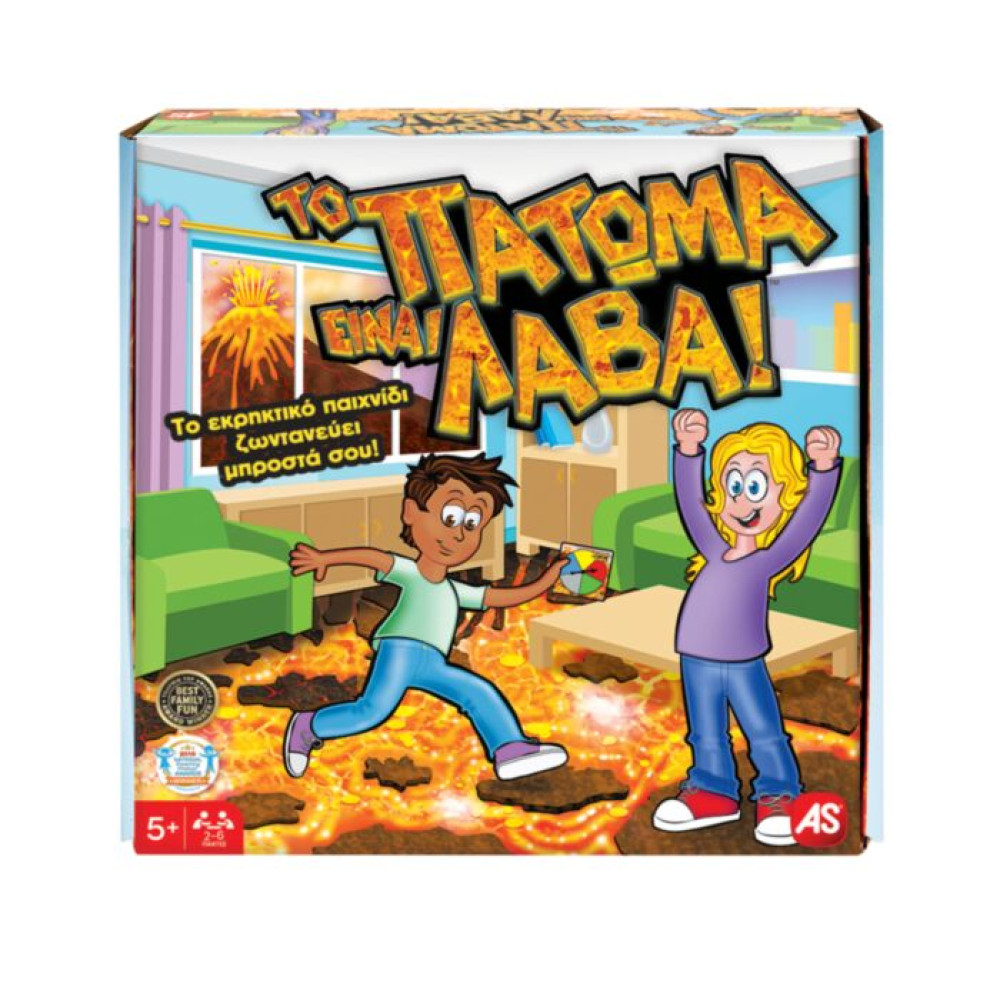 AS Games Επιτραπέζιο Παιχνίδι Το Πάτωμα Είναι Λάβα