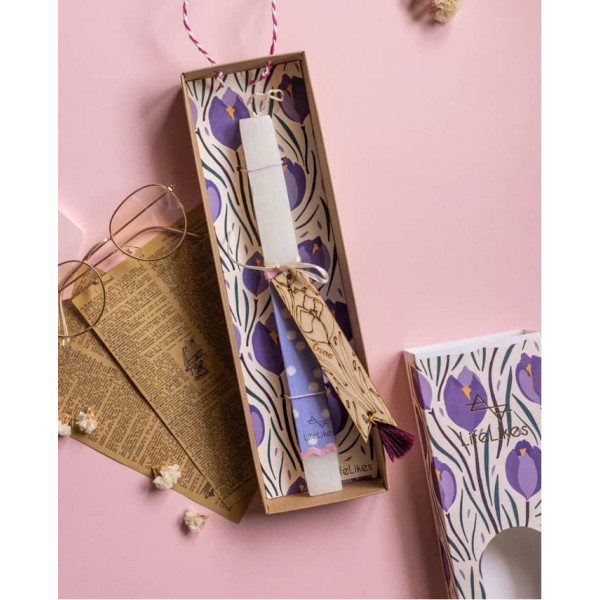 LifeLikes Λαμπάδα Τουλίπα με Σελιδοδείκτη