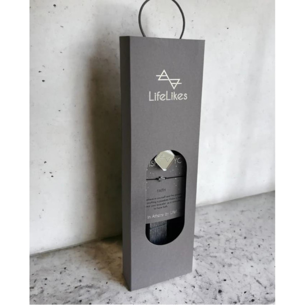 LifeLikes Λαμπάδα Faith με Βραχίολι Γκρι Κουτί