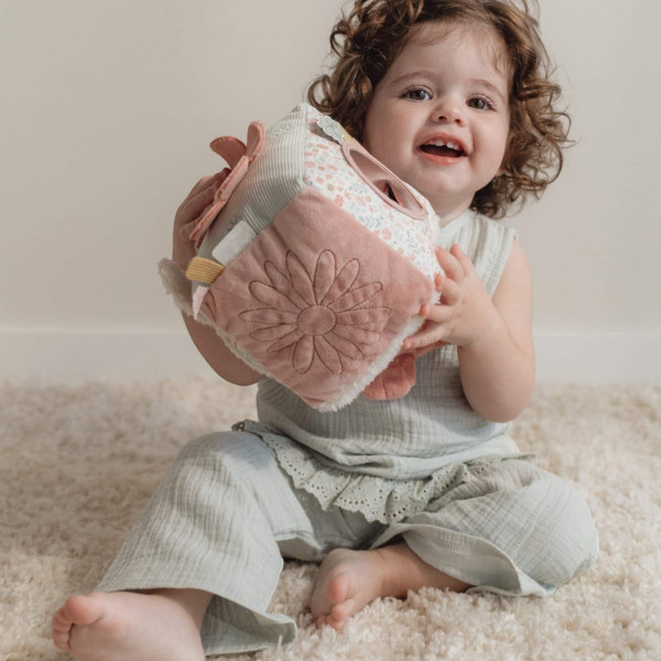 Little Dutch Υφασμάτινος Κύβος Δραστηριοτήτων - Lucky Blossom GRS