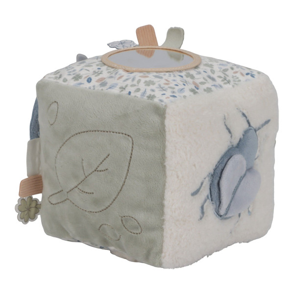 Little Dutch Υφασμάτινος Κύβος Δραστηριοτήτων - Lucky Leaves GRS