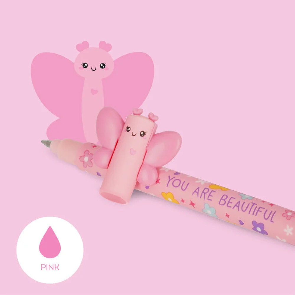Legami EP0045 Butterfly Erasable Gel Pen Στυλό (Ροζ)