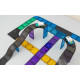 Connetix Roads Ramps and Intersections Μαγνητικά Τουβλάκια Κατασκευών 16τμχ.