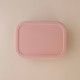 NokNok Φαγητοδοχείο Σιλικόνης με 3 χωρίσματα 800ml (Pink)