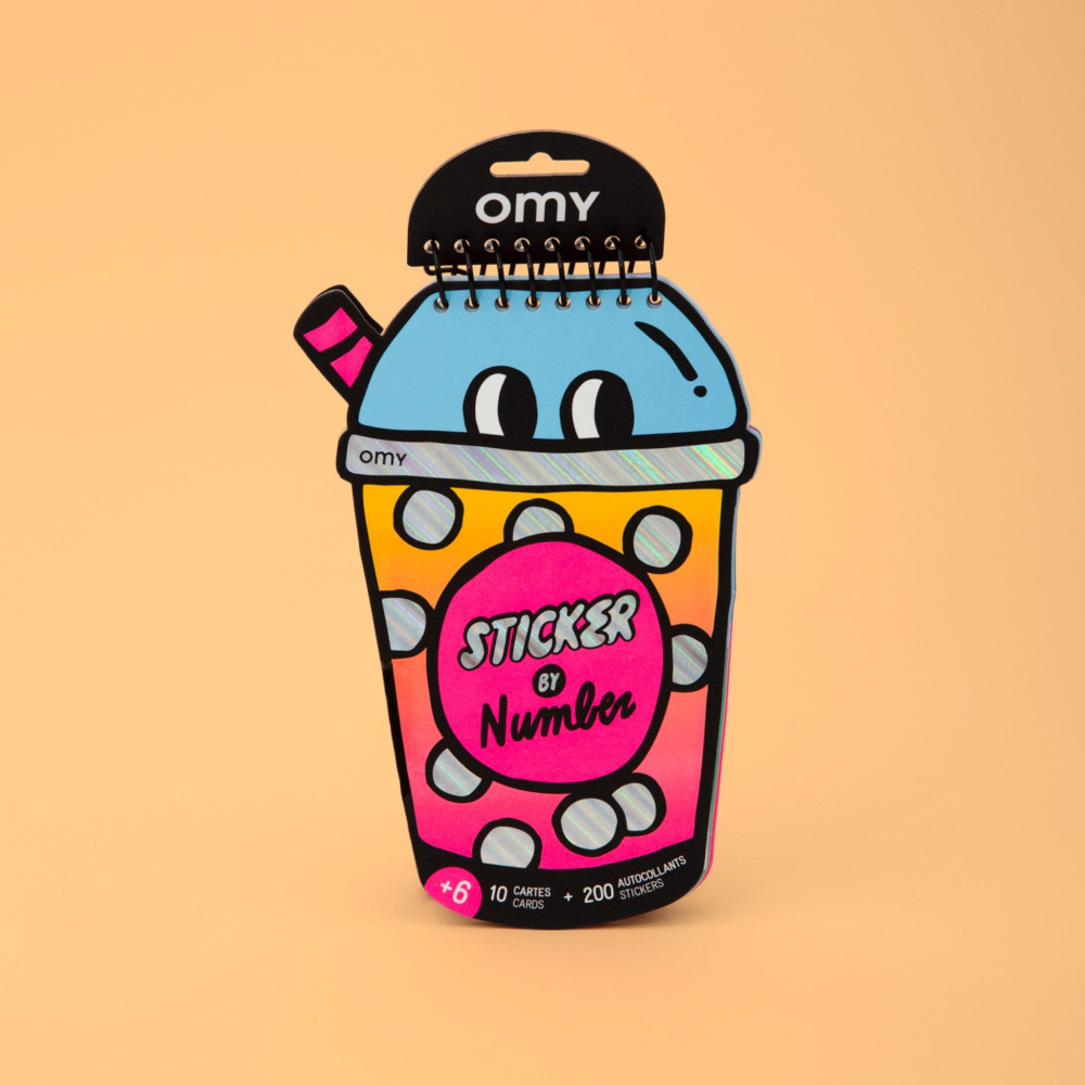 OMY  Βιβλίο Δραστηριοτήτων με Αυτοκόλλητα Bubble Tea