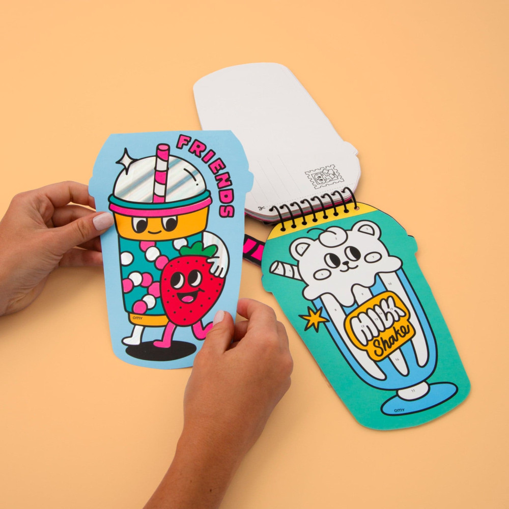 OMY  Βιβλίο Δραστηριοτήτων με Αυτοκόλλητα Bubble Tea
