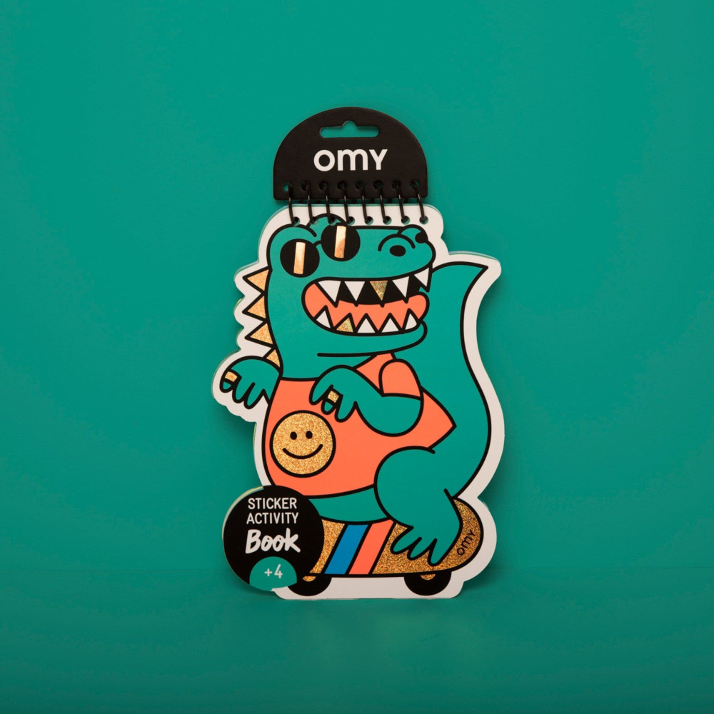 OMY  Βιβλίο Δραστηριοτήτων με Αυτοκόλλητα Dino