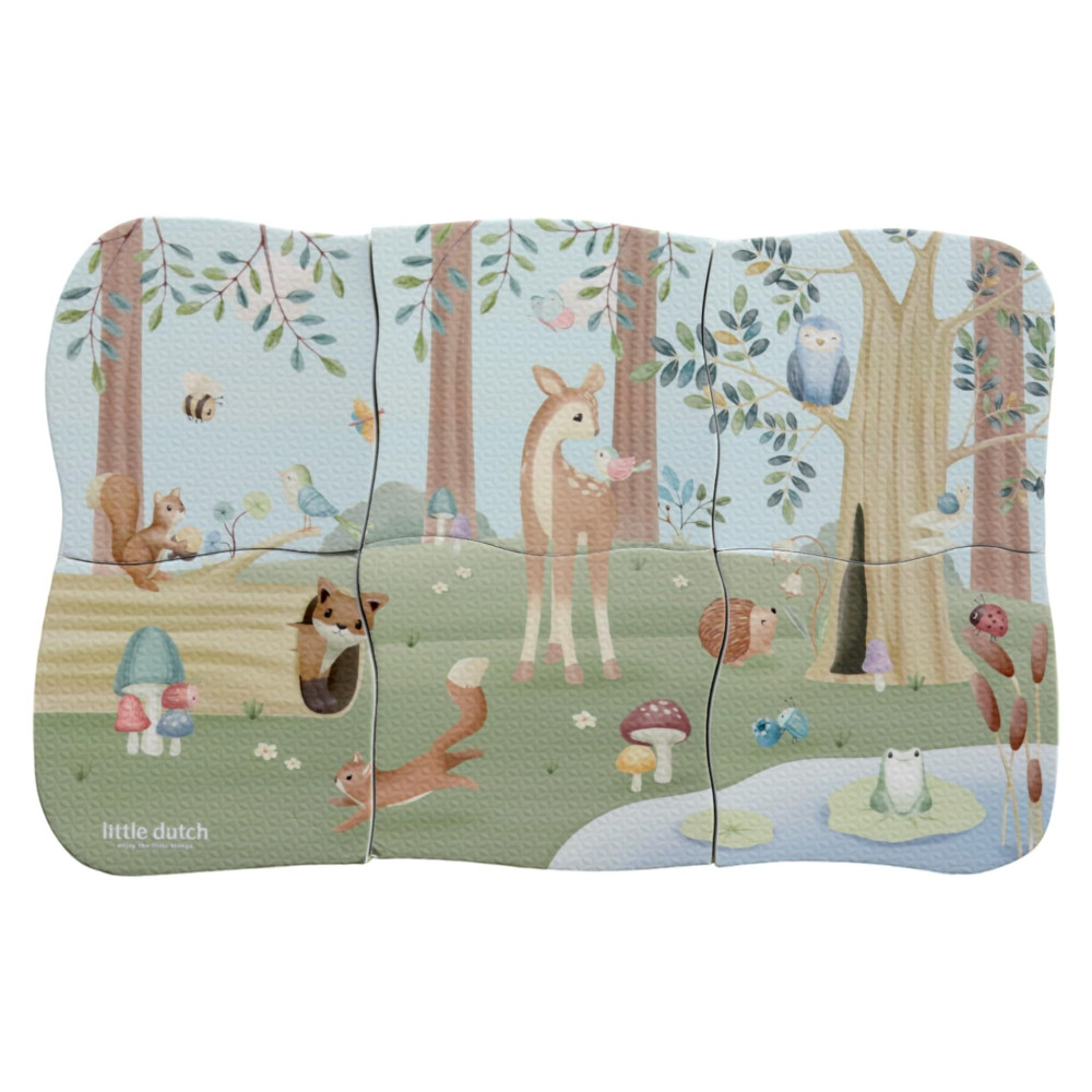 Little Dutch Παζλ Μπάνιου Forest Friends