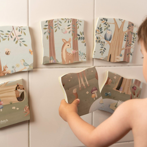 Little Dutch Παζλ Μπάνιου Forest Friends