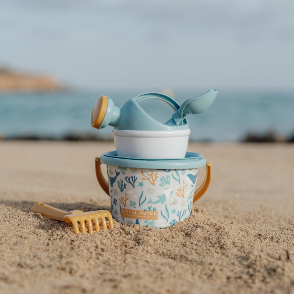 Little Dutch Σετ Κουβαδάκια Παραλίας Ocean Dreams Μπλε
