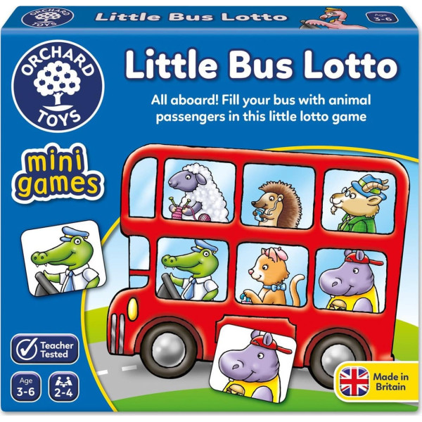 Orchard Toys Little Bus Lotto Mini Game 3+ Ετών