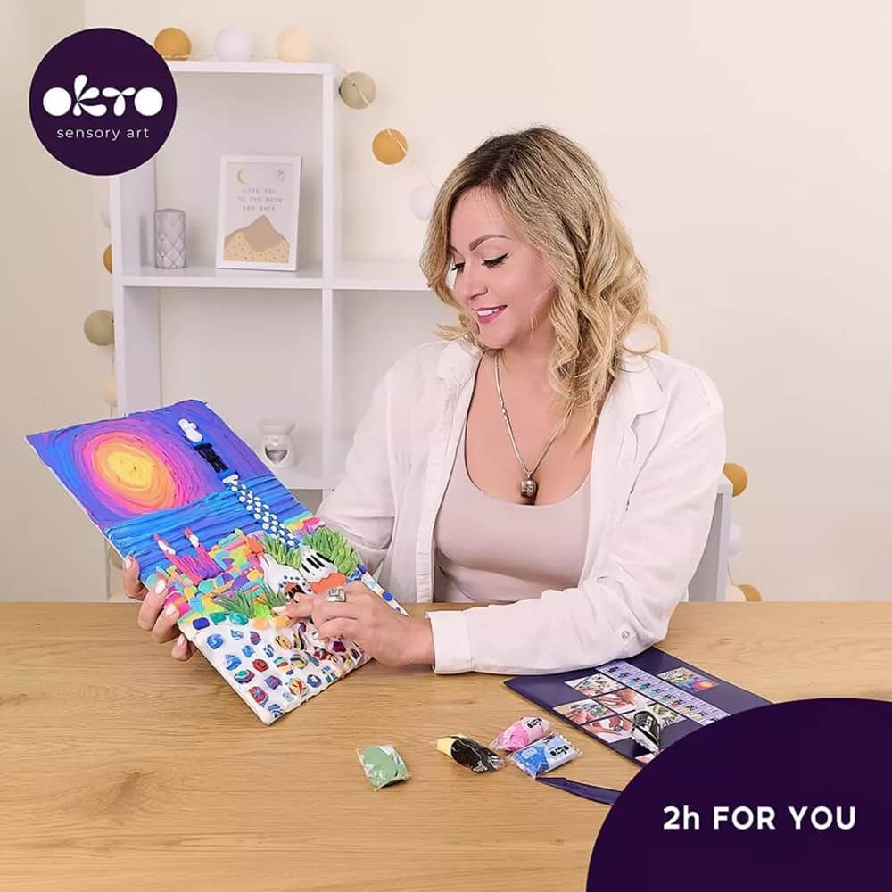 Okto DIY Δημιουργικό Σετ Ζωγραφικής 3D με Πηλό Barcelona