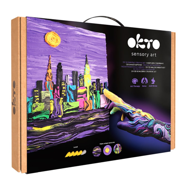 Okto  DIY Δημιουργικό Σετ Ζωγραφικής 3D με Πηλό New York