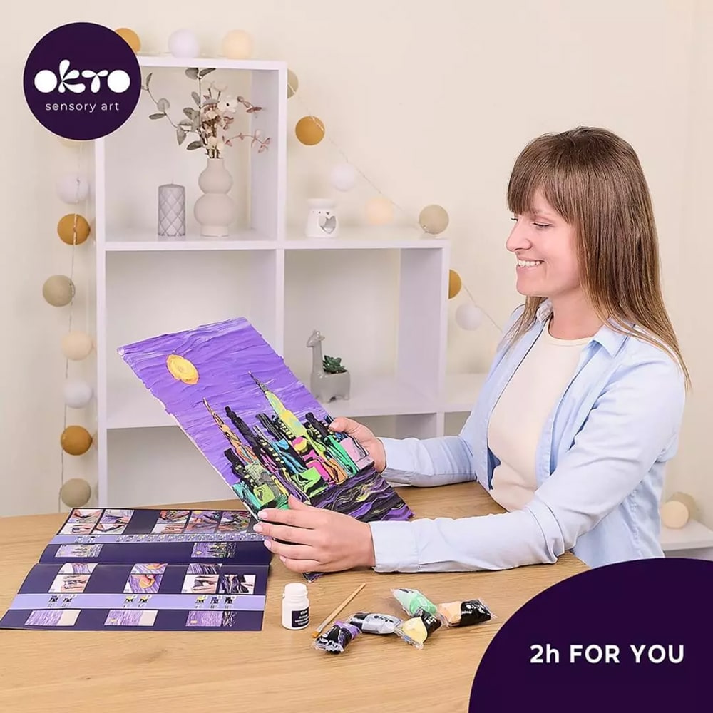 Okto  DIY Δημιουργικό Σετ Ζωγραφικής 3D με Πηλό New York