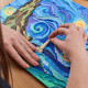 Okto  DIY Δημιουργικό Σετ Ζωγραφικής 3D με Πηλό Starry Night