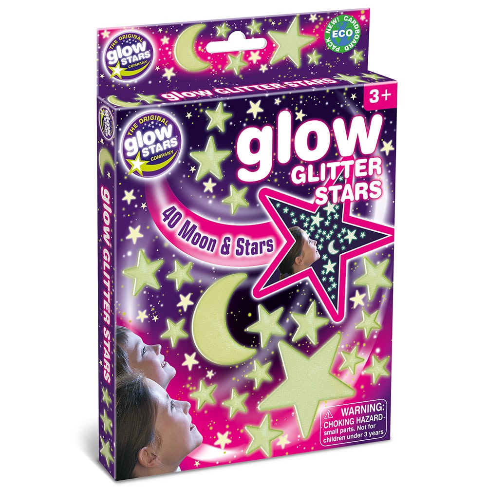 Φωσφορίζοντα Αστεράκια με Glitter