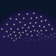 Φωσφορίζοντα Αστεράκια Starry Night