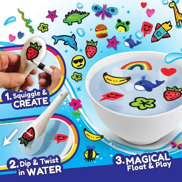 Ζωγραφική στο Νερό με Μαγικούς Μαρκαδόρους 3 τμχ