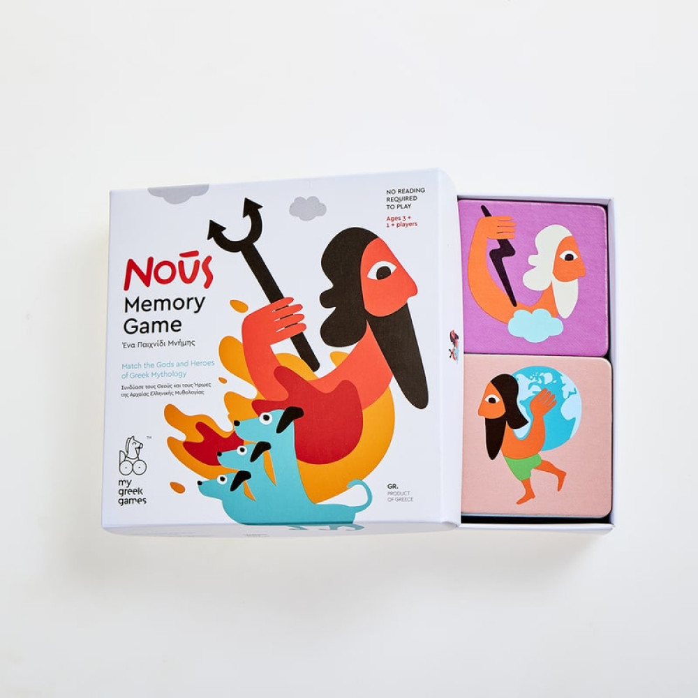 Mygreekgames Επιτραπέζιο Παιχνίδι Μνήμης Nous