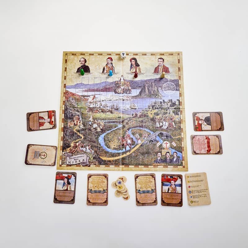 Mygreekgames Επιτραπέζιο Παιχνίδι 1821 Ταξίδι προς την Ελευθερία