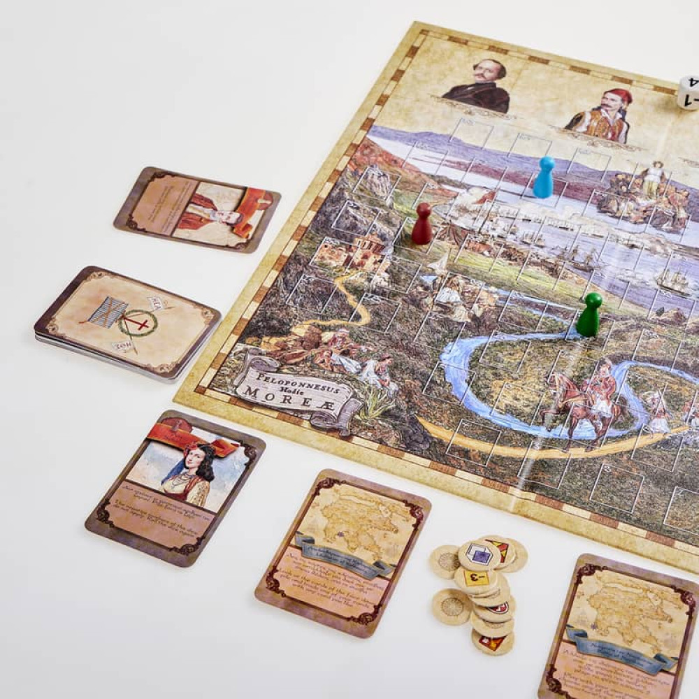 Mygreekgames Επιτραπέζιο Παιχνίδι 1821 Ταξίδι προς την Ελευθερία