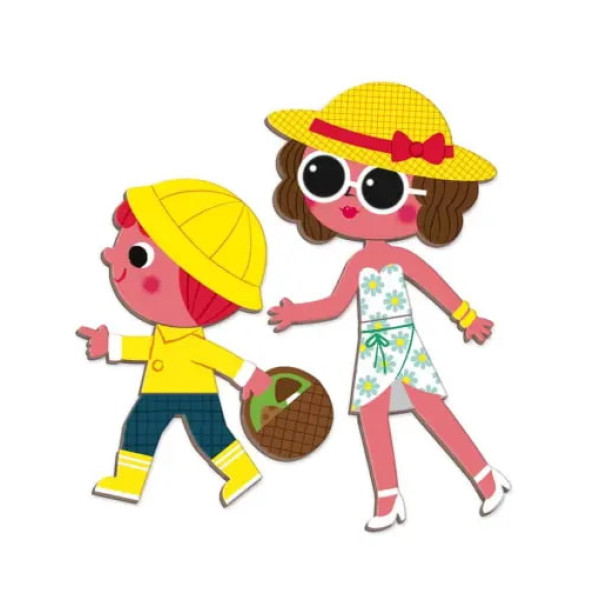 Janod Μαγνητικό Βιβλίο - 4 Εποχές