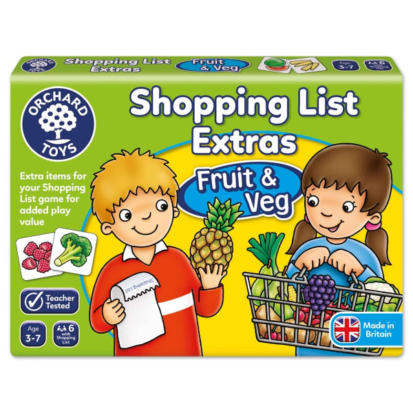 Orchard Toys Shopping List Extras - Fruit & Veg 3+ Ετών