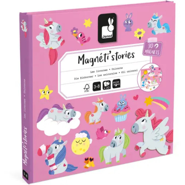Janod Μαγνητικό Παιχνίδι Ιστορίες- Μονόκεροι