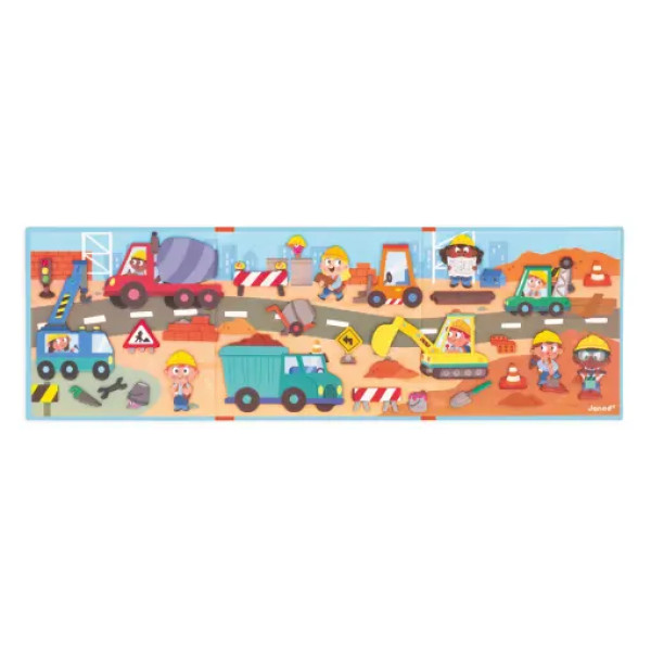 Janod Μαγνητικό Παιχνίδι Ιστορίες- Το Εργοτάξιο