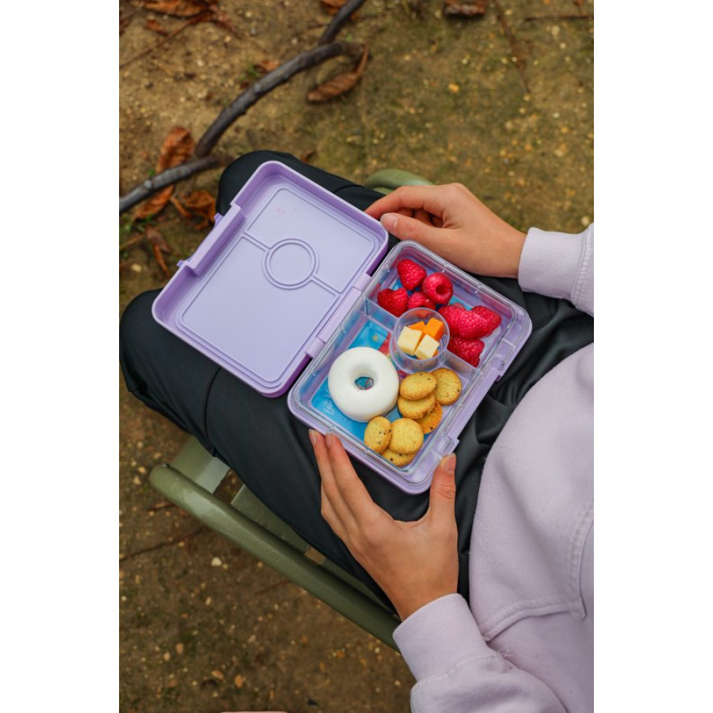 Yumbox Snack Φαγητοδοχείο με 3 χωρίσματα (Lavande Purple - Unicorn)