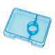 Yumbox Snack Φαγητοδοχείο με 3 χωρίσματα (Glitter-Aqua)