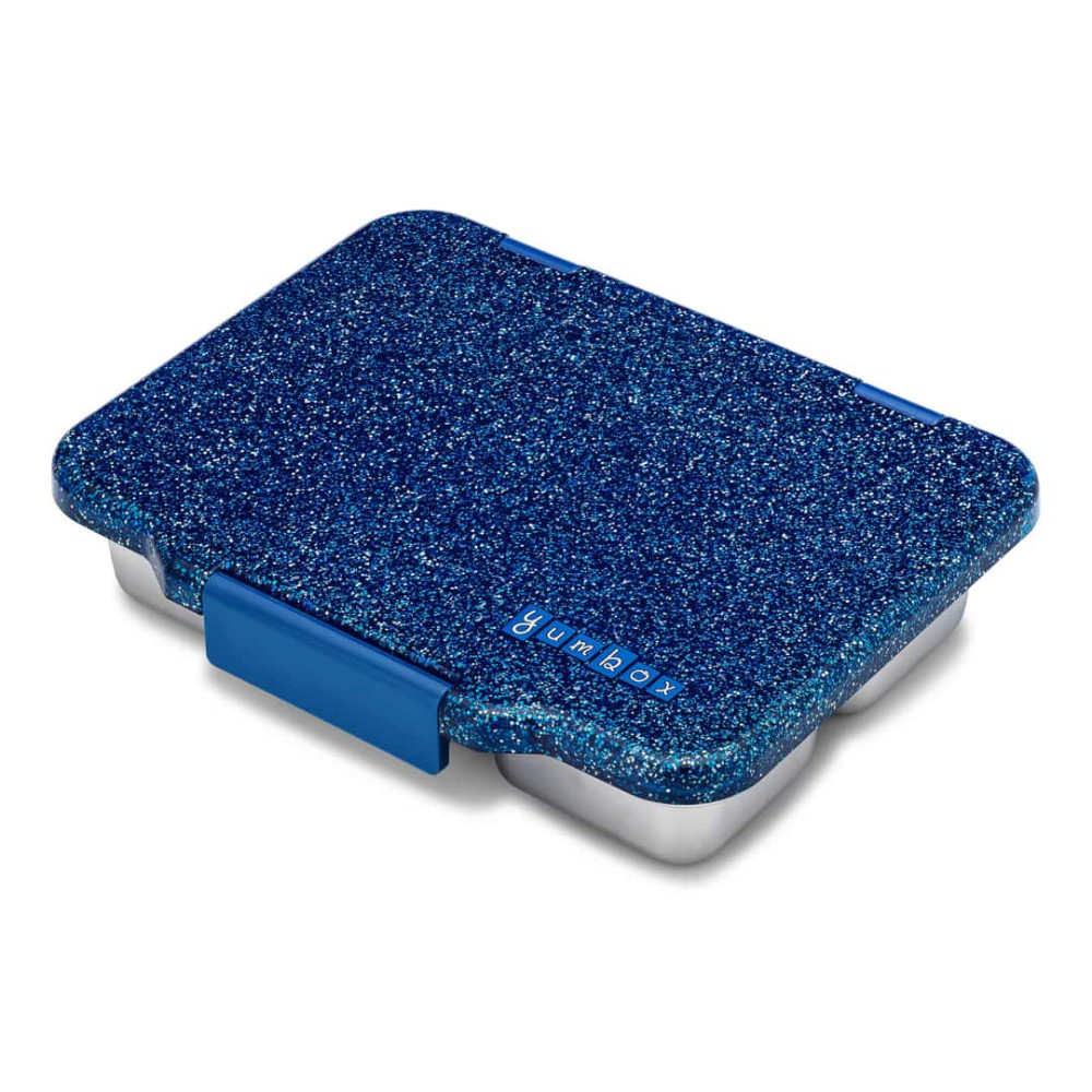 Yumbox Prêt Ανοξείδωτο Φαγητοδοχείο με 4 χωρίσματα (Twilight Blauw Glitter)