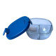 Yumbox Snack Bowl Φαγητοδοχείο με 3 χωρίσματα (Navy Blue)