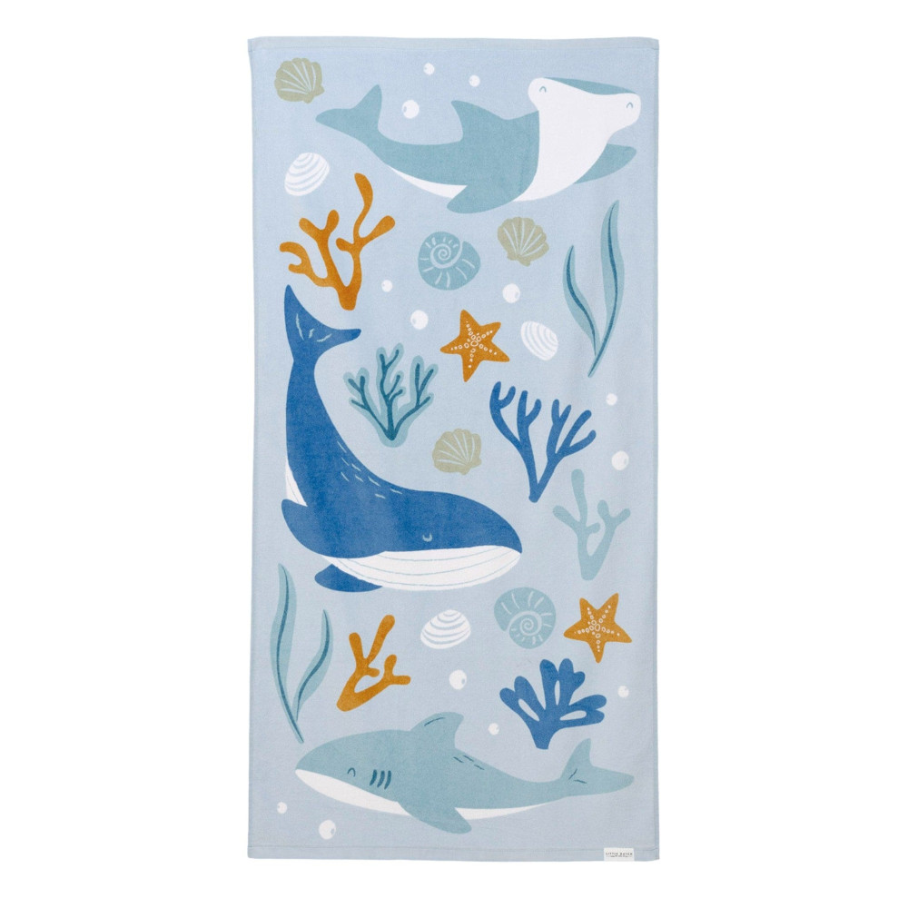 Little Dutch Πετσέτα Θαλάσσης Ocean Dreams Μπλε