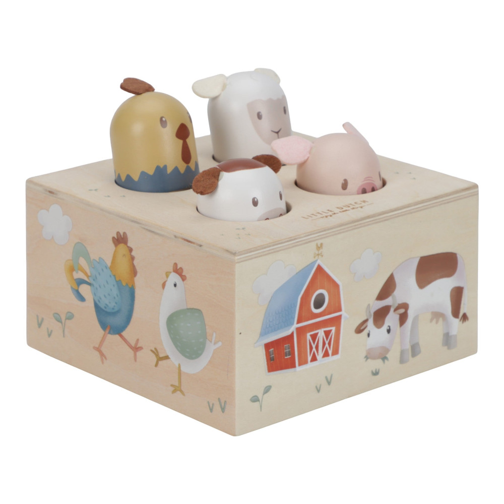 Little Dutch Εκπαιδευτικό Παιχνίδι pop-up Little Farm