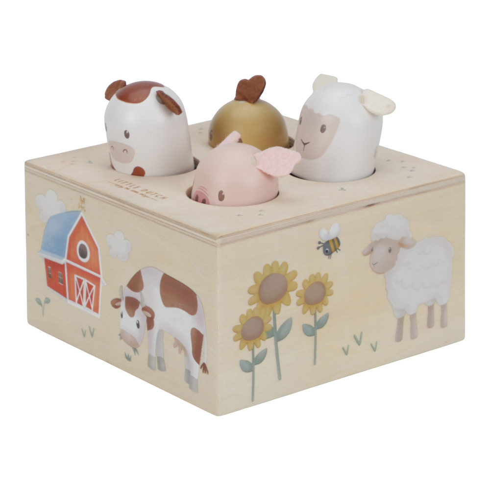 Little Dutch Εκπαιδευτικό Παιχνίδι pop-up Little Farm
