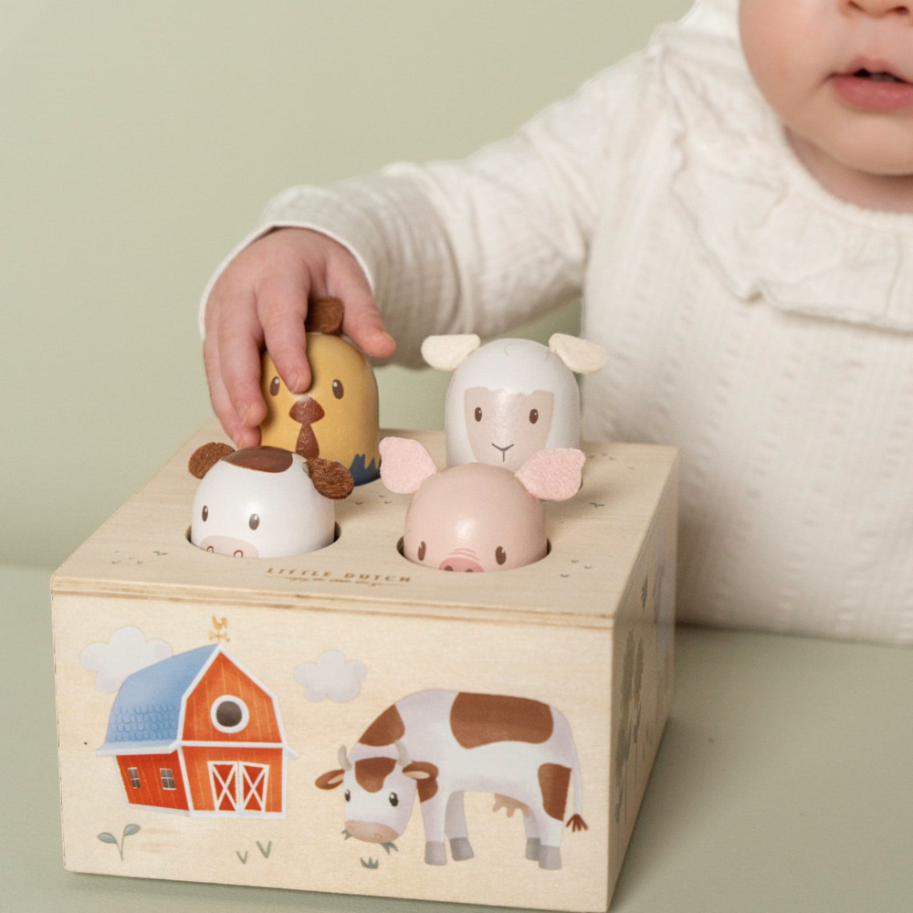 Little Dutch Εκπαιδευτικό Παιχνίδι pop-up Little Farm