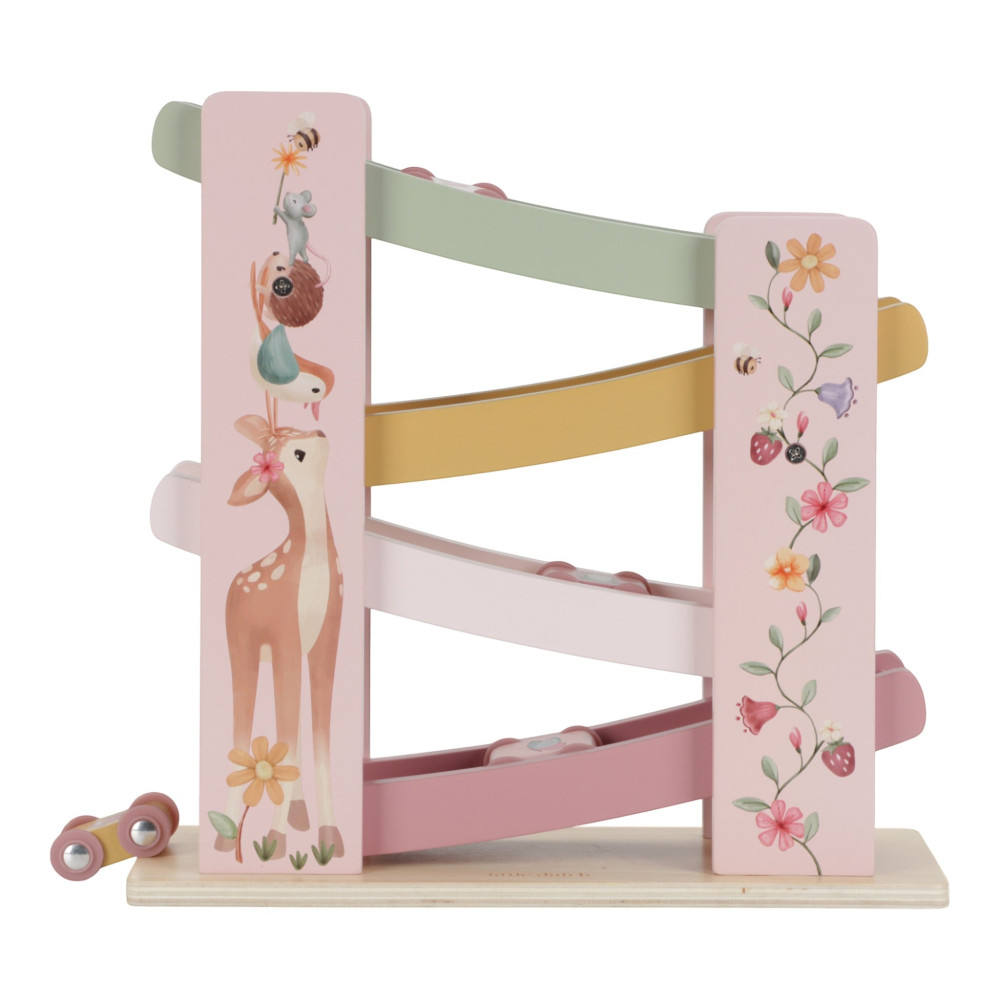 Little Dutch Ξύλινη Πίστα Αγώνων με Αυτοκινητάκια Fairy Garden FSC  