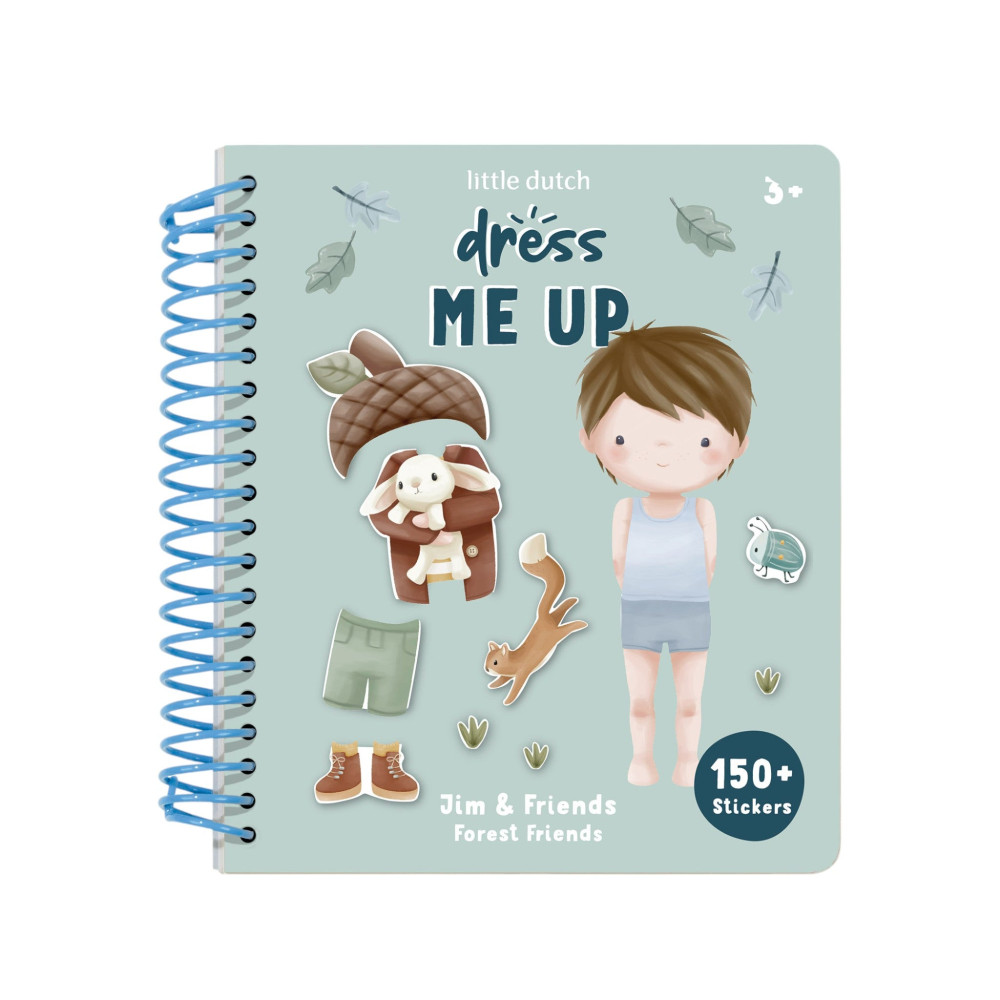 Little Dutch Βιβλιαράκι Dress me up Forest Friends