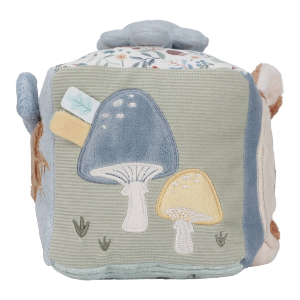 Little Dutch Υφασμάτινος Κύβος Δραστηριοτήτων Forest Friends GRS