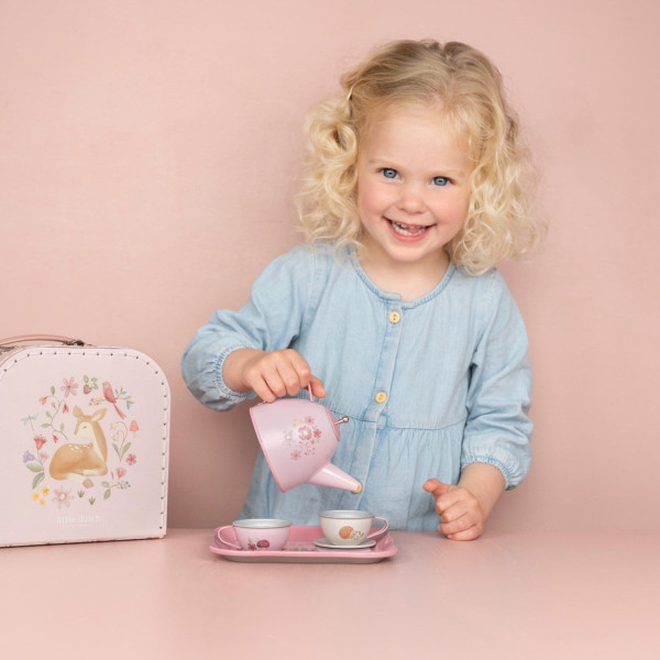 Little Dutch Σετ Τσαγιού σε Βαλιτσάκι Fairy Garden