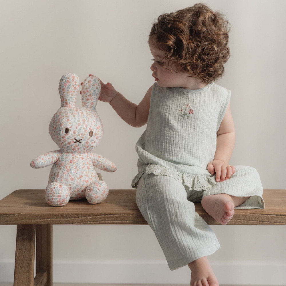 Little Dutch Υφασμάτινο Κουκλάκι Miffy Lucky Blossom all over 30εκ. GRS