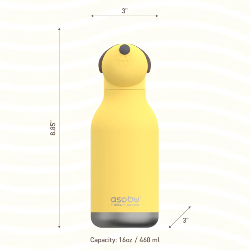 Asobu Bestie Bottle Ανοξείδωτο Μπουκάλι Θερμός 460ml (Σκύλος)