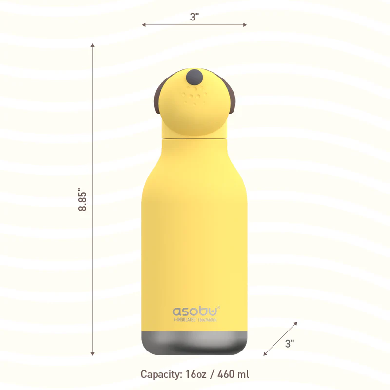Asobu Bestie Bottle Ανοξείδωτο Μπουκάλι Θερμός 460ml (Σκύλος)