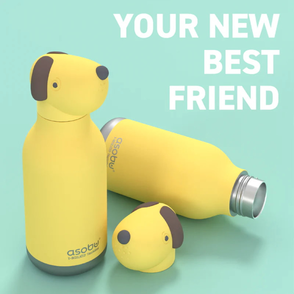 Asobu Bestie Bottle Ανοξείδωτο Μπουκάλι Θερμός 460ml (Σκύλος)